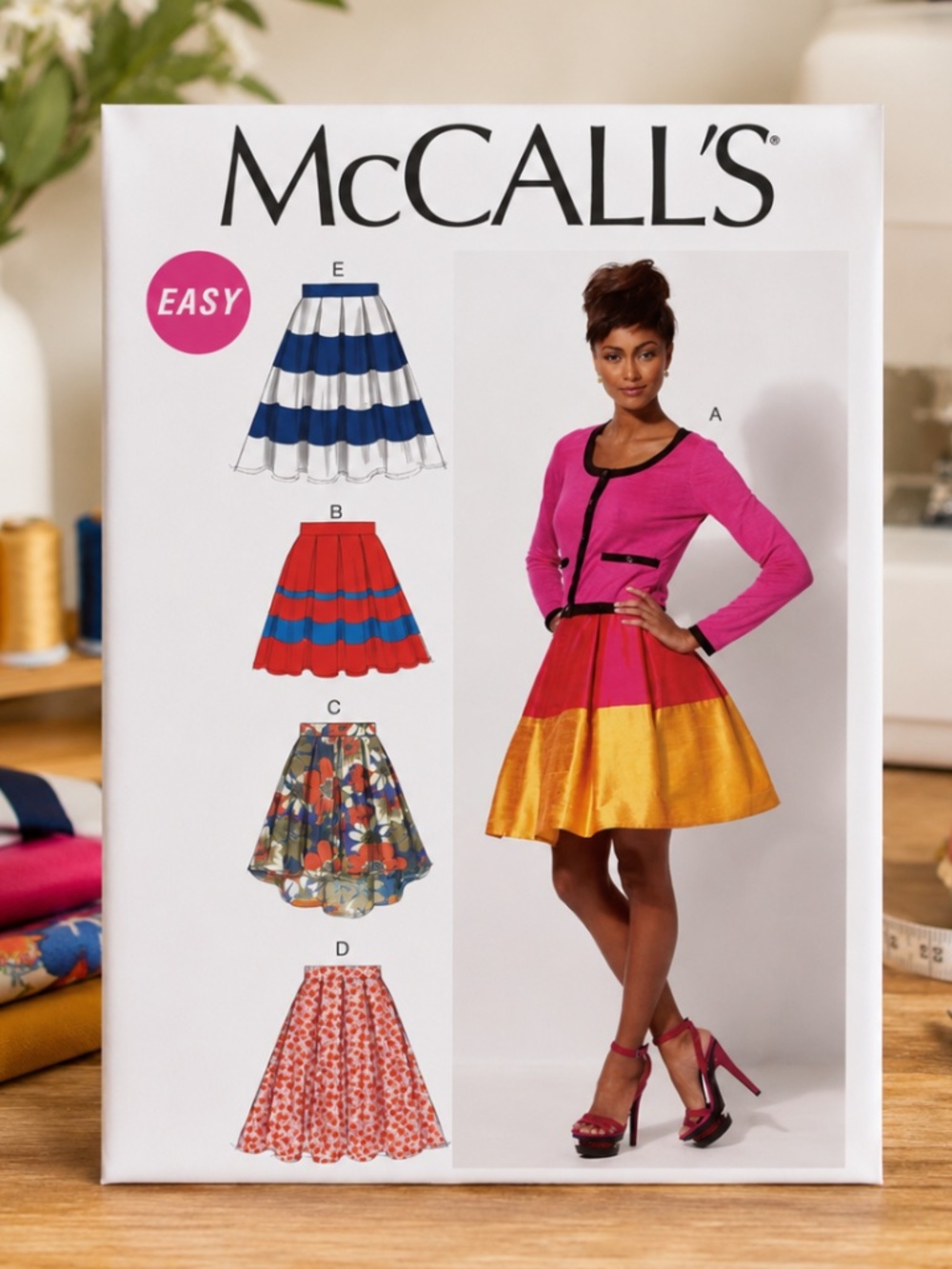NEW McCalls M6706 Sewing Pattern Misses A-Line Skirt Pattern Size 6-14